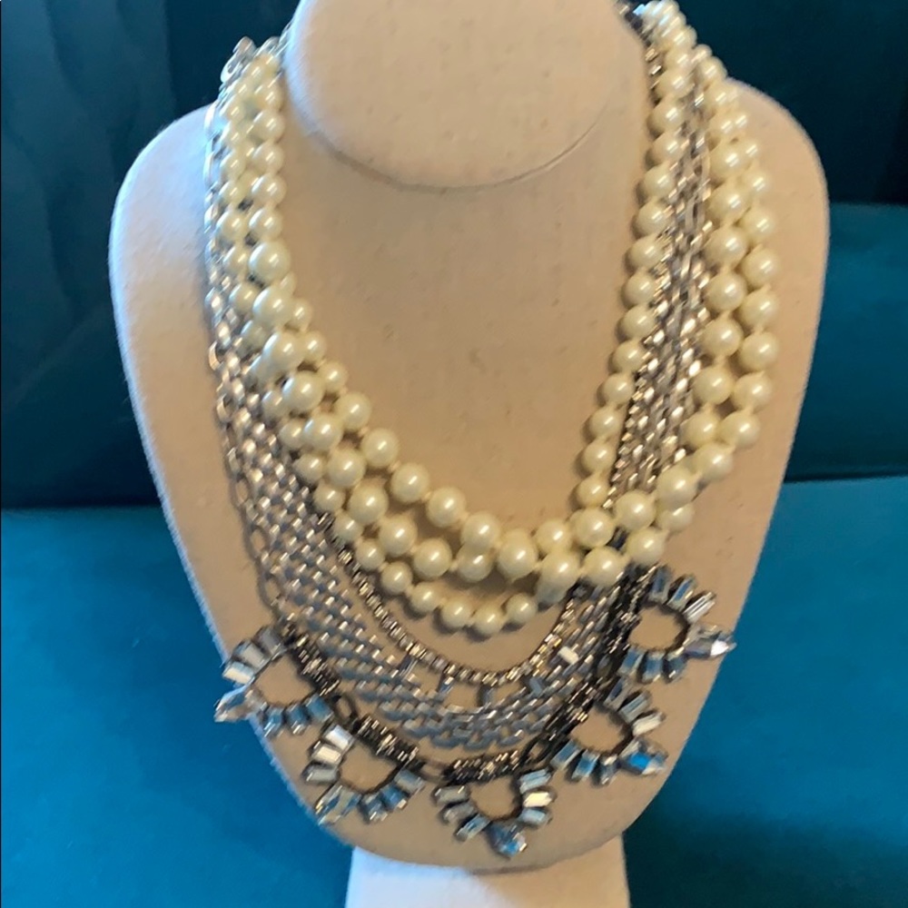 Stella & Dot Starlet Pearl Necklace
